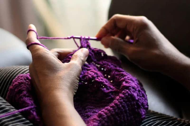 Häkeln/Crochet im Weinmeisterhaus in Mitte