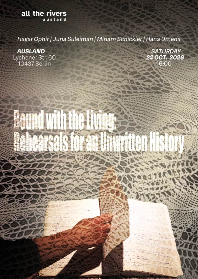 Bound With the Living: all the rivers residency