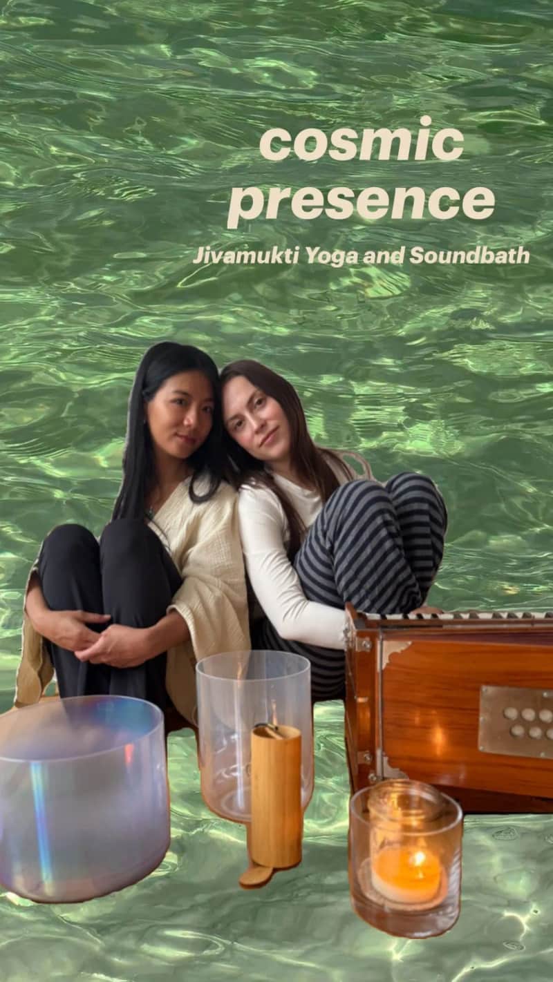 MONTHLY SPECIAL: JIVAMUKTI COSMIC PRESENCE with Pauli & Huong feat. Crystal Bowls