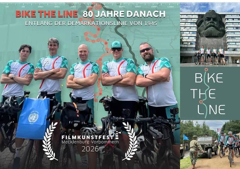 Bike the Line – 80 Jahre danach entlang der Demarkationslinie von 1945