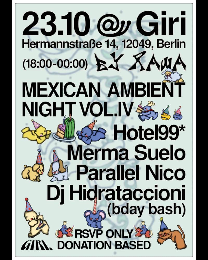 Giri x Rawa Club: Mexican Ambient Night Vol. IV