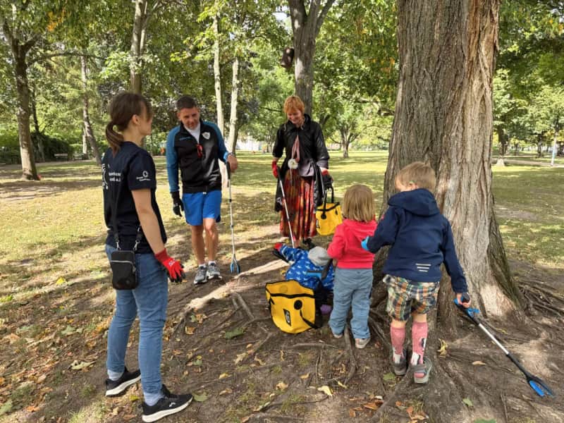 Cleanup im Monbijoupark