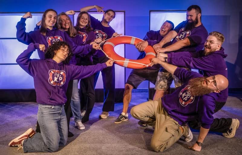 Vorhang auf für die Impro-Gruppe