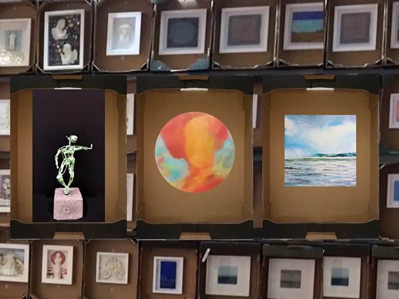 Kunst im Karton