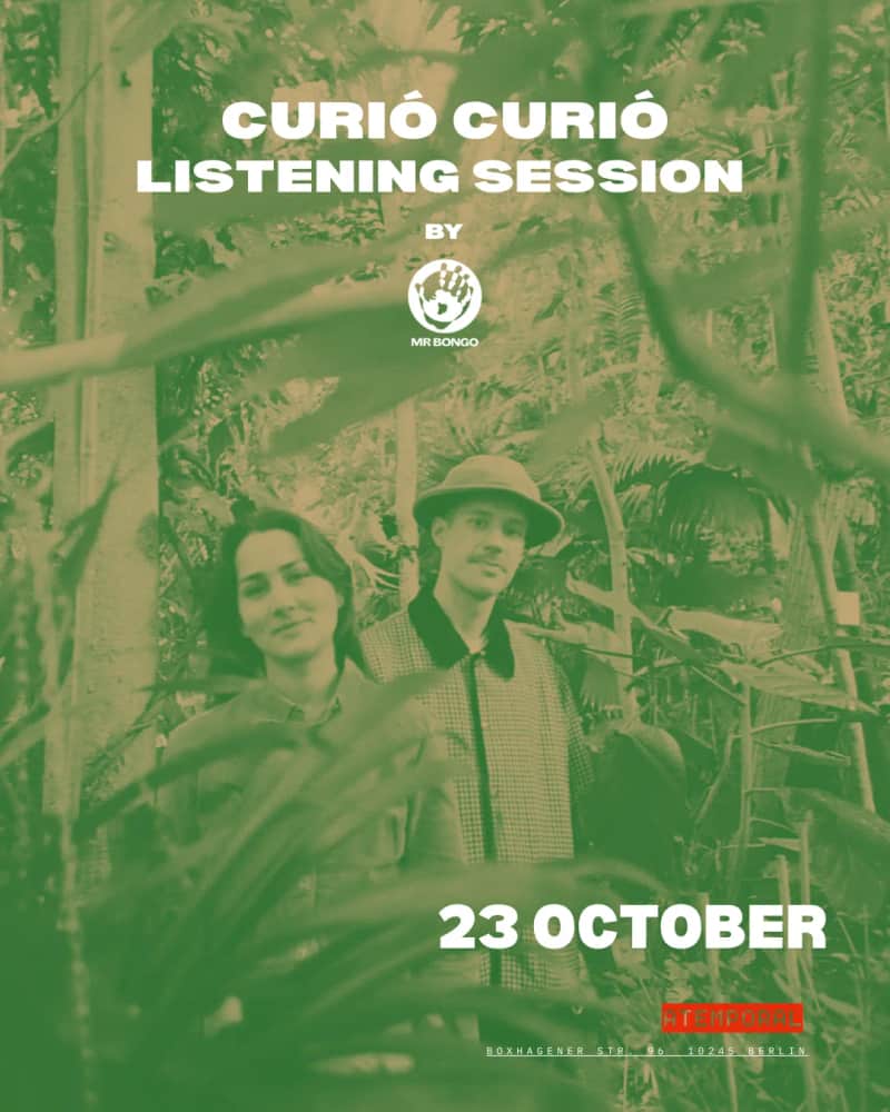 Curió Curió Listening Session by Mr.Bongo