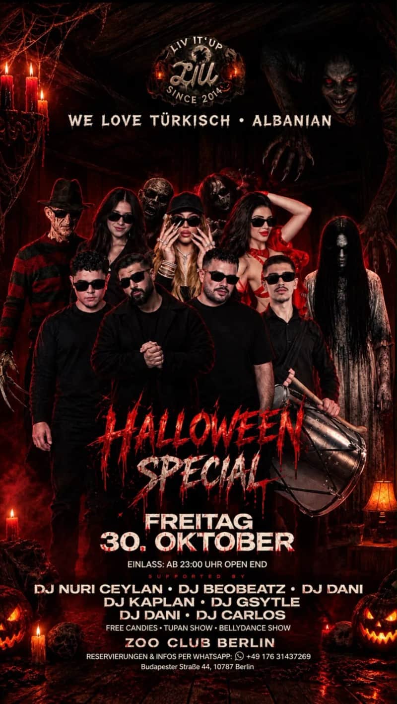 Zoo Club Berlin: Scary Night by LIVIT’UP Events