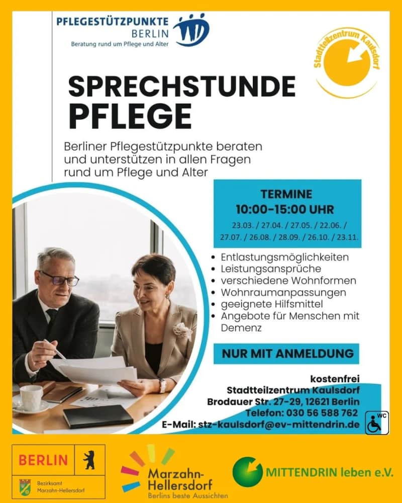 Sprechstunde Pflege