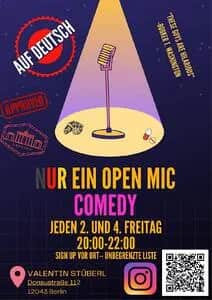 Erik: Nur Ein Open Mic (jeden 2. & 4. Freitag)