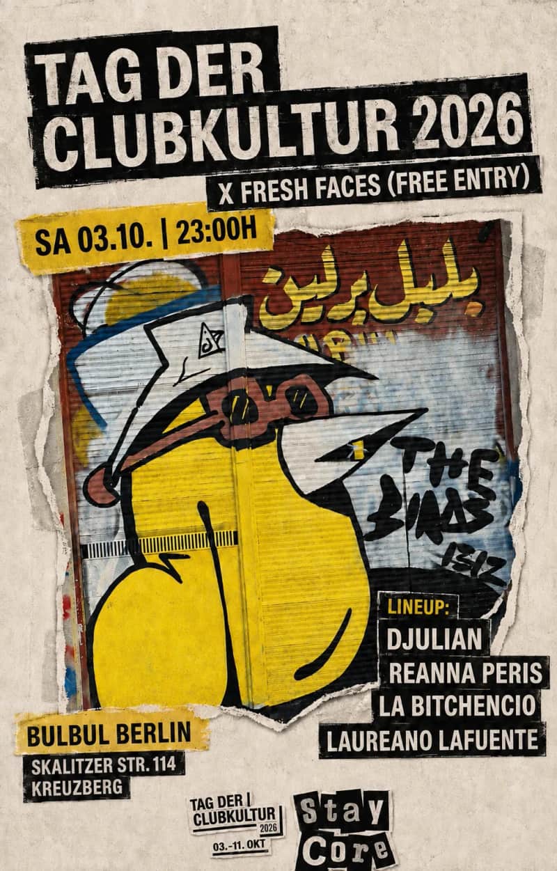 TAG DER CLUBKULTUR 2026 - FRESH FACES (FREE ENTRY)