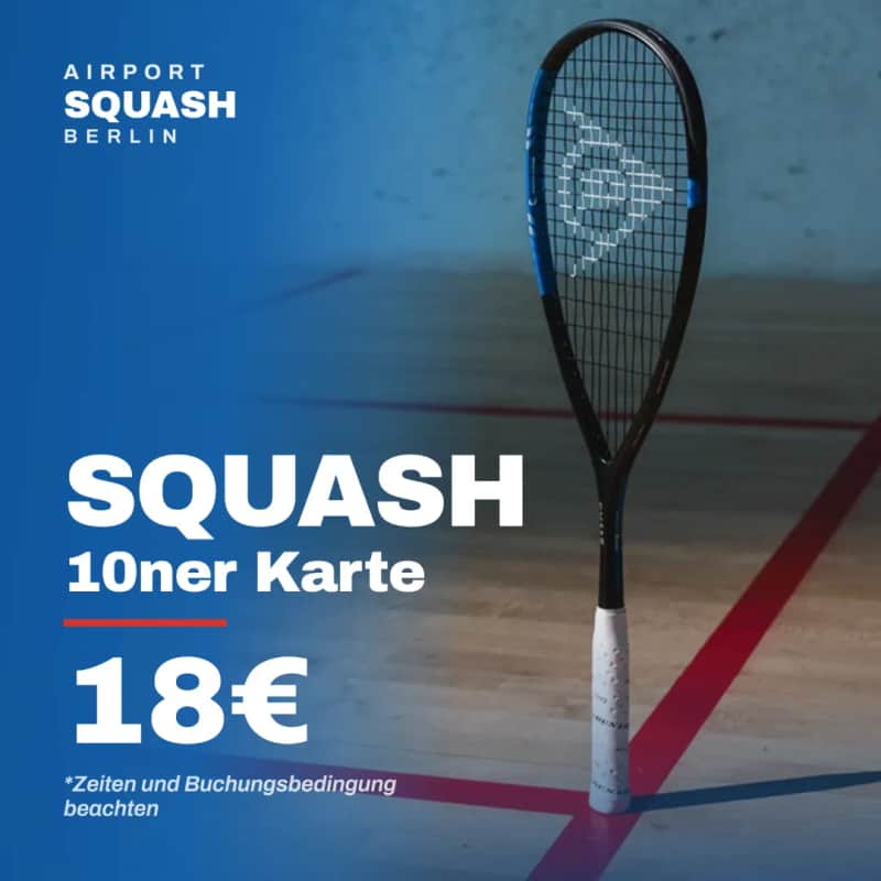 Squash 10ner Karte: 18€