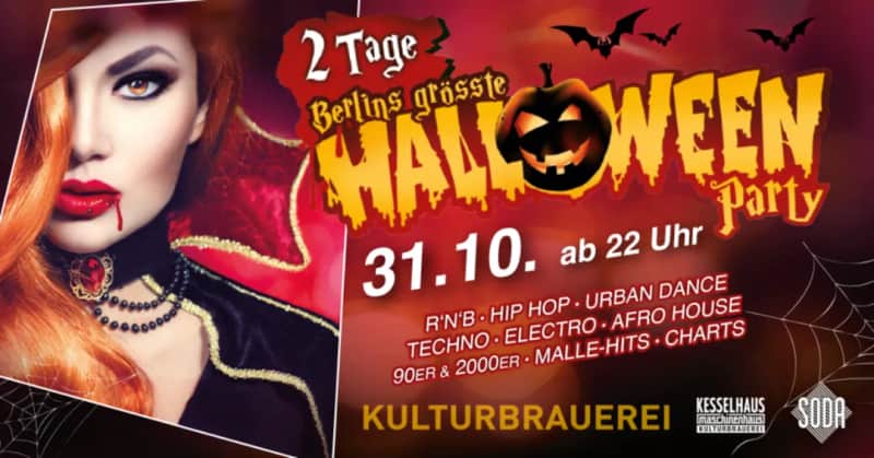 Halloween in der Kulturbrauerei - Samstag