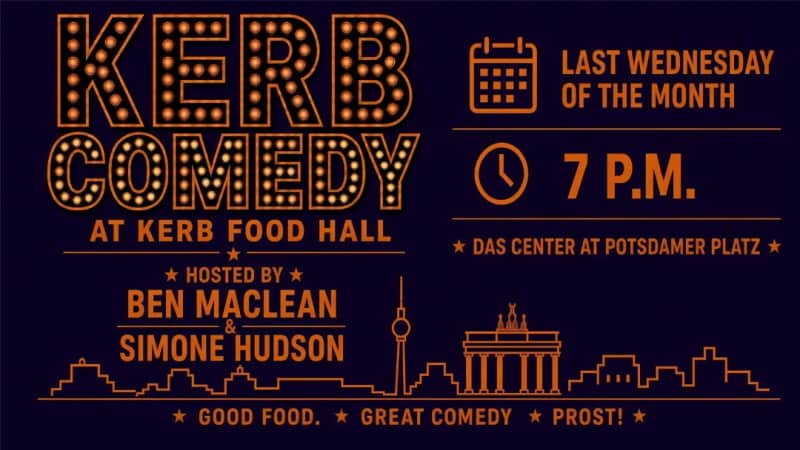 KERB COMEDY - English Stand-up Showcase at Potsdamer Platz