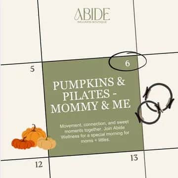Allie Mashni & Ella Allen: Pumpkins & Pilates - Mommy & Me