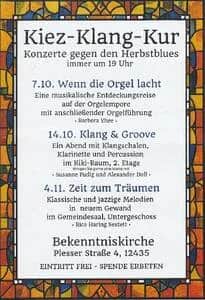 Konzerte gegen den Herbstblues: Zeit zum Träumen