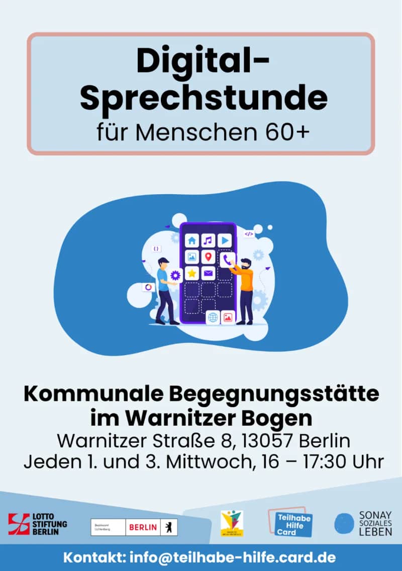 Digital-Sprechstunde für Menschen 60+
