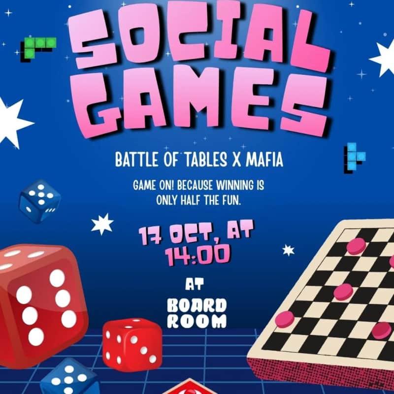 Social Games Afternoon: Battle of the Tables × Mafia