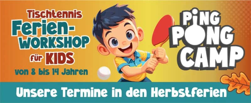 PiNG-PONG CAMP 27. bis 29.10.2026