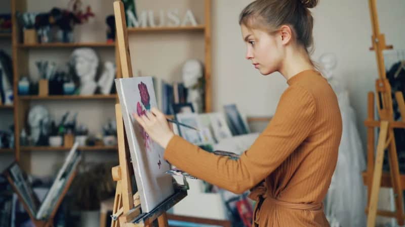 Kunstkurs im Atelier Simone Westphal