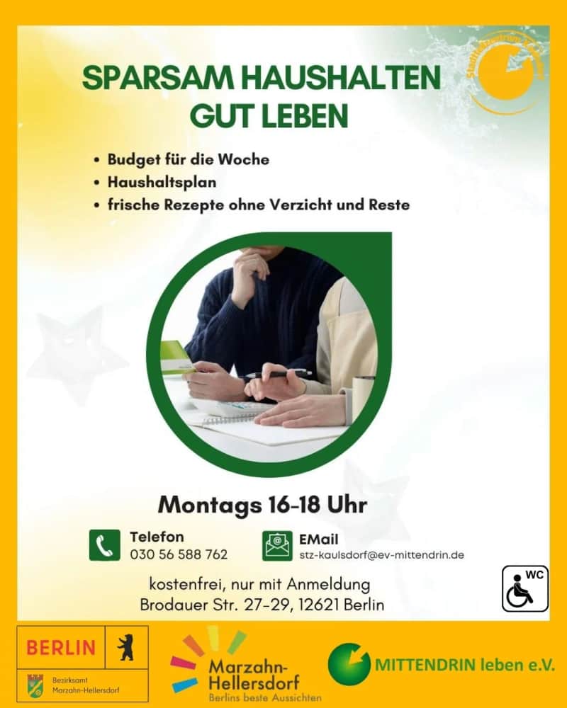 Sparsam Haushalten