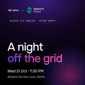 Off The Grid Happy Hour WEKA x Spectro Cloud