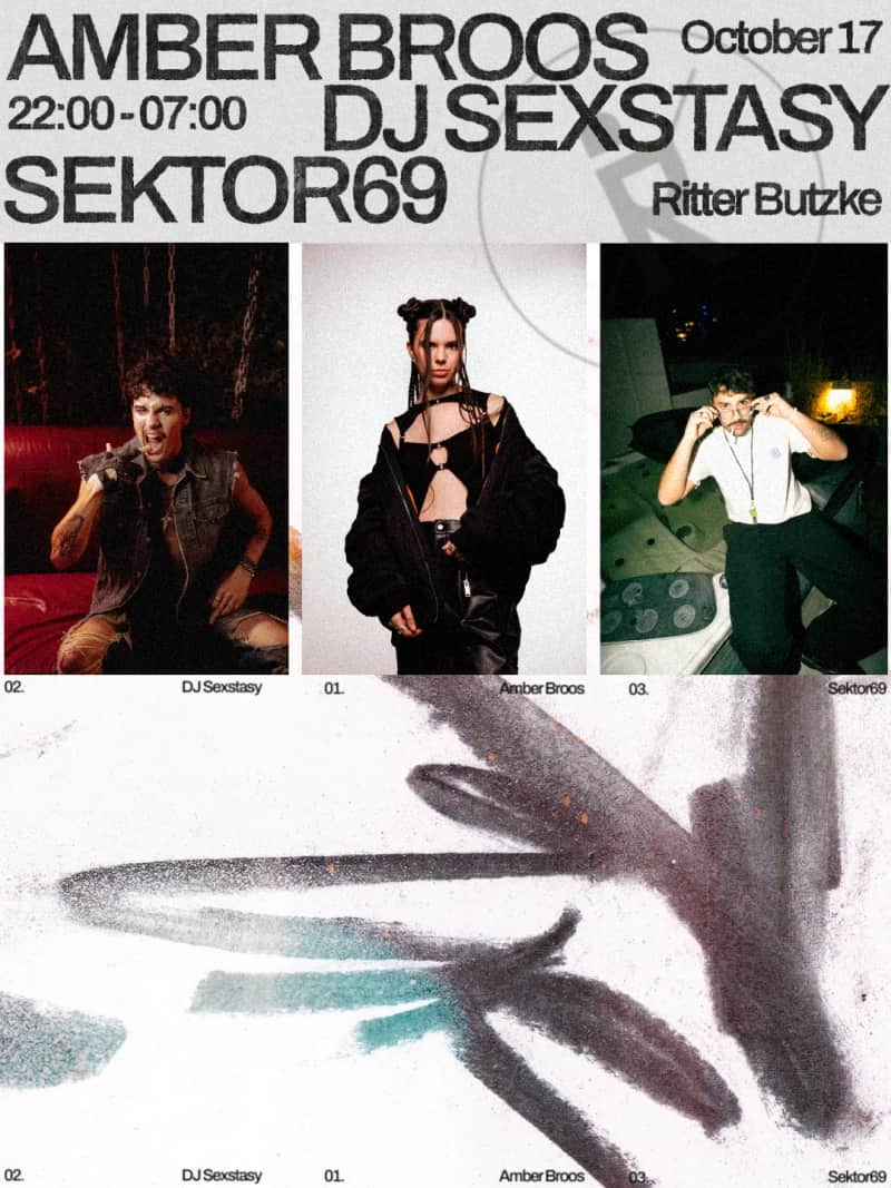 Amber Broos, DJ SEXSTASY, SEKTOR69