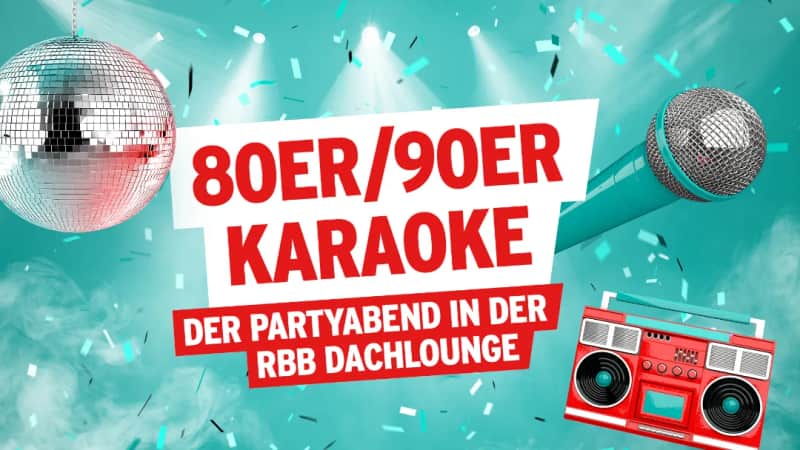 Vorbeikommen & Mitsingen: 80er/90er Karaoke mit rbb88.8